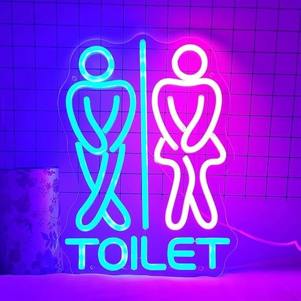 ネオンサイン、トイレ標識　NEON SIGN  オーダーメイド　ギフトカフェ ネオンサイン、トイレ標識NEON SIGN オーダーメイドギフトカフェ
